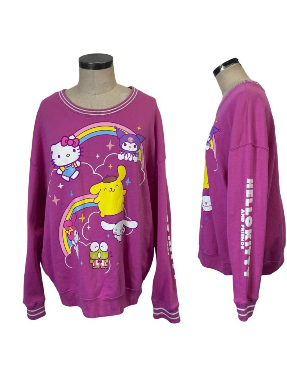 Sanrio Hello Kitty & Friends Sweatshirt XXL Pink
